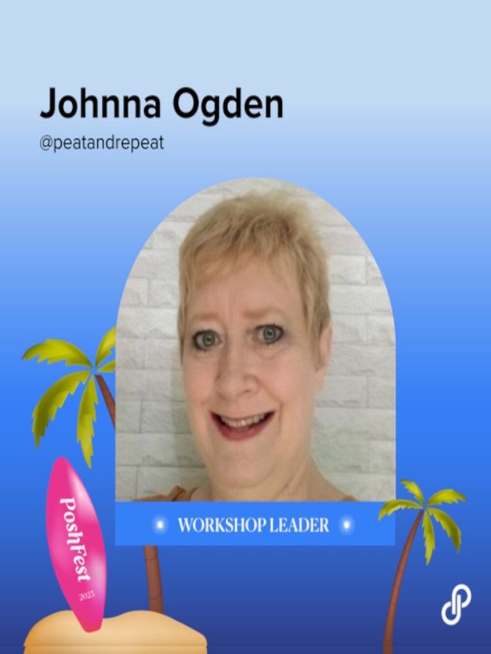 PoshFest 2023 Workshop Leader!!!  HAND CRAFTED is gaining ground!